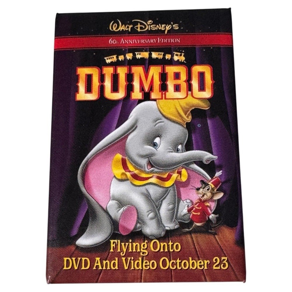 Walt Disney Dumbo 60th Anniversary Edition‎ Pin Button Collectible